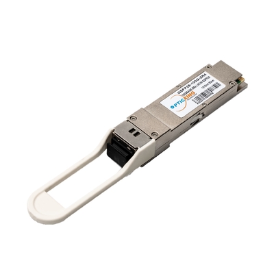 ZR4 tensão de fonte 1310nm única 3.3V do transceptor 100G QSFP28 80km
