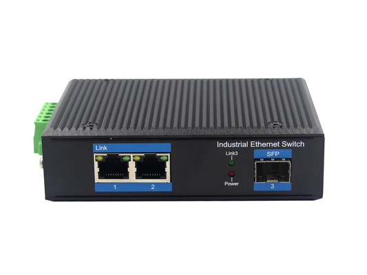 OPK-4500-1GX2GT 10/100/1000Base-TX (PoE) para 1000Base-FX Conversor de mídia industrial