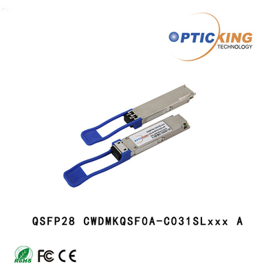 módulo ótico da fibra de 1311nm 1331nm 100G QSFP28 CWDM4 10km